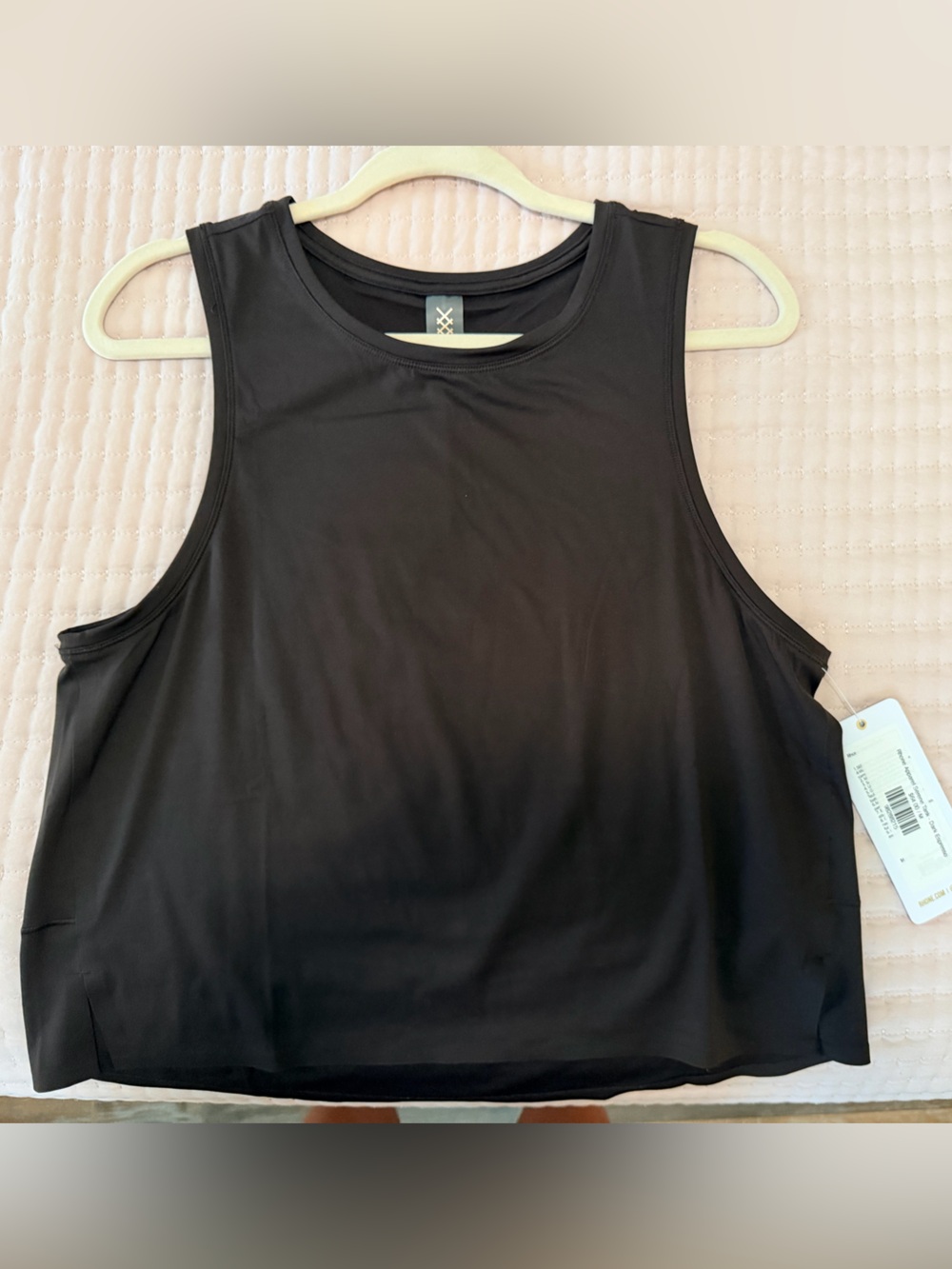 RHONE Black Performance Tank Top
